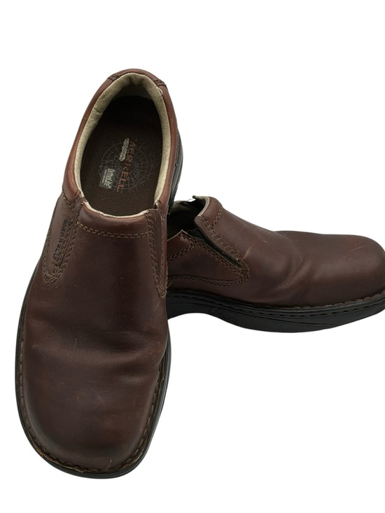 Men\'s Merrell Ortholite World Legend Brown Leather Slip-On Loafers Sz. 11.5 main image 10